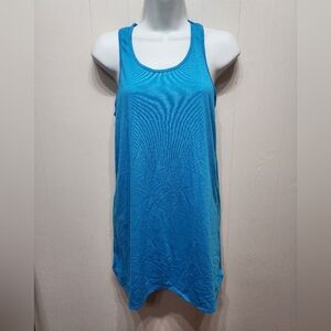 OP Sleeveless Dress Small Size 3 - 5 Blue Tank Shirt Casual Beach Summer B834
